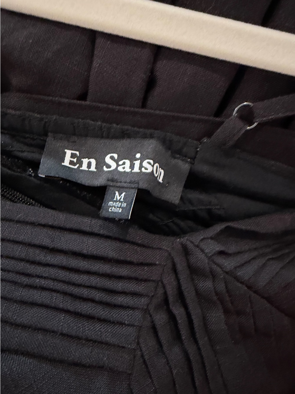 En Saison Black Ginger Olive Iris Midi Dress Medium - Picture 8 of 10